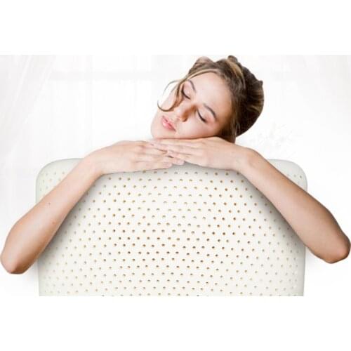 Memory Foam Pillow Cervical Health Care Orthopedic Pain Release Natural Latex Magnetic Neck Rebound Pillow