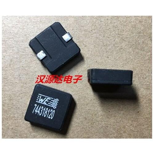 744318120 WE-HC 1.2UH 32A 14X13X5MM patch flat copper coil inductance