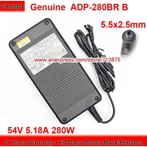 Genuine 280W Charger ADP-280BR B AC Adapter 54V 5.18A for Planet WGS-5225-8P2S POE SWITCH Power Supply
