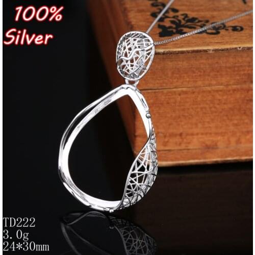 100% Sterling-Silver Color Water drop pendant blank gold plated platinum yellow gold pendant set with wax turquoise 24*30MM