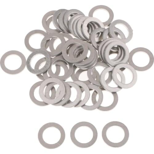 50x 21mm Transmission Fluid Drain Plug Crush Washer for Honda Acura, Replacement for the Part # 94109-14000/9410914000