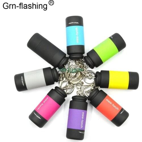 Ultra Bright Portable 0.3W Mini USB Rechargeable LED Flashlight Lamp Waterproof Keychain Tool Pocket Flashlight Torch Lamp Light