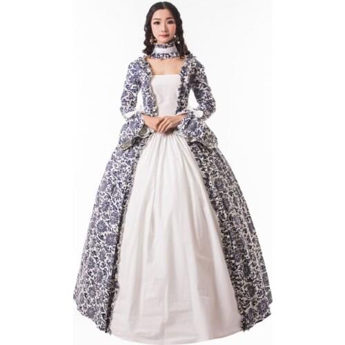 Victorian Rococo Dress Inspiration Maiden Costume Vintage Dress ball gown