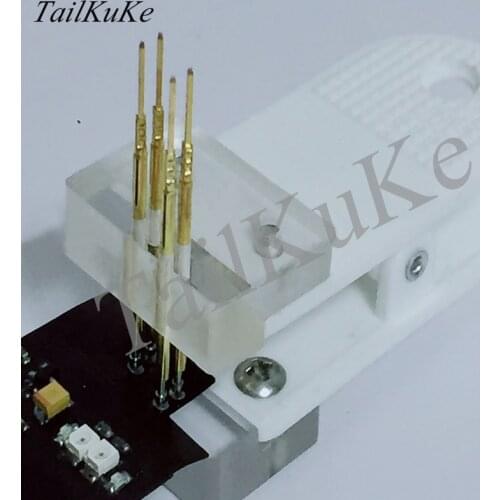 PCB Testing Jig Clamp Fixture Jig Clip Spacing 2.54 Probes Download Program Programming Burn Single Double Row