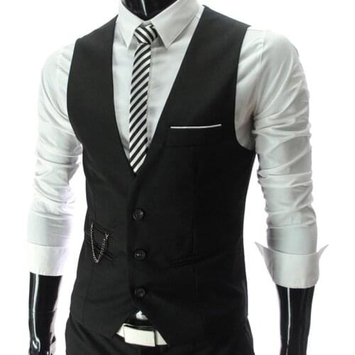 Waistcoat for men Wedding vest men 2019 New Mens Vests Gentleman Slim Fit Social Mens Vest Party Gilet Square Tie Suit Set 7893