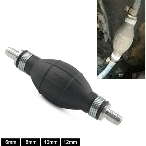 1x Car Fuel Pump Durable Metal In/Outboard Boat Engine Fuel Line Hose Pump Primer Bulb Charm Fuel Pump Petcock Fuel Accessories