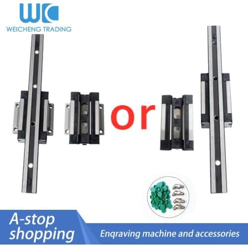 1pc HGR20 HGR25 HGR30 square linear guide rail+2pcs HGH20CA HGH25CA HGH30CA/flang HGW30CC HGW25CC HGW30CC CNC router engraving
