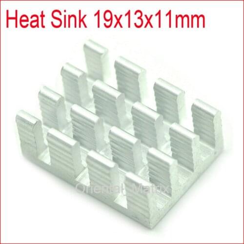 Free Shipping 20pcs HeatSink Heat Sink Radiator 19*13*11mm Small Radiator - Silver