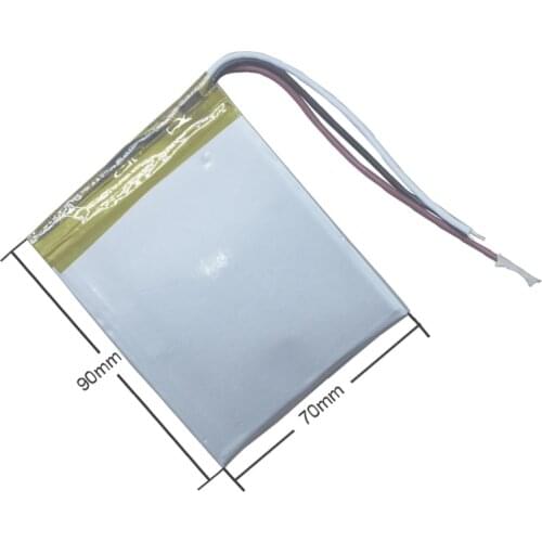 357090 3 Wrie Universal Tablet Battery For 7" Prestigio Multipad Color 2 3g PMT3777_3G 3777 3500mah 3.7V Polymer Li-Ion