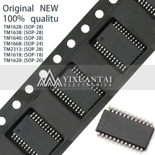 5pcs/lot new original TM1628 TM1638 TM1640 TM1668 TM2313 TM1618 TM1620 SOP28 SOP24 SOP18 SOP20 SOP-28 SOP-24 SOP-18 SOP