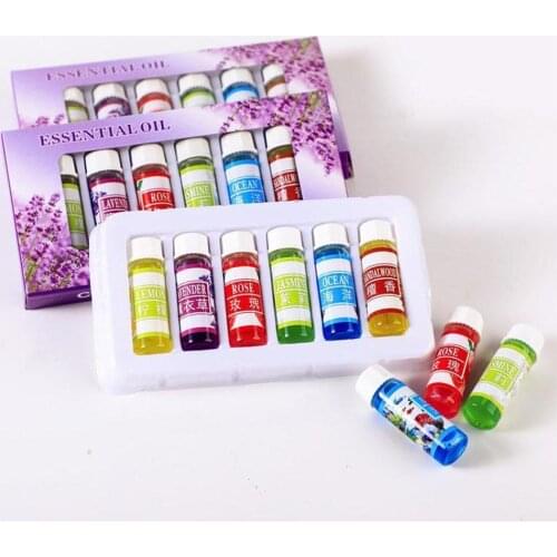 6pcs/set Essential Oil For Diffuser Aromatherapy Oil Humidifier 6 smell 5ML Fragrance Aromatherapy Oil Natural Spa car perfume