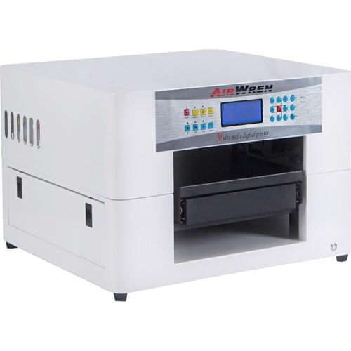 Airwren Eco Solvent Flatbed Printer A3 Size Direct to Substrate Inkjet Printer For Phone Case Metal Flash Disk Glass