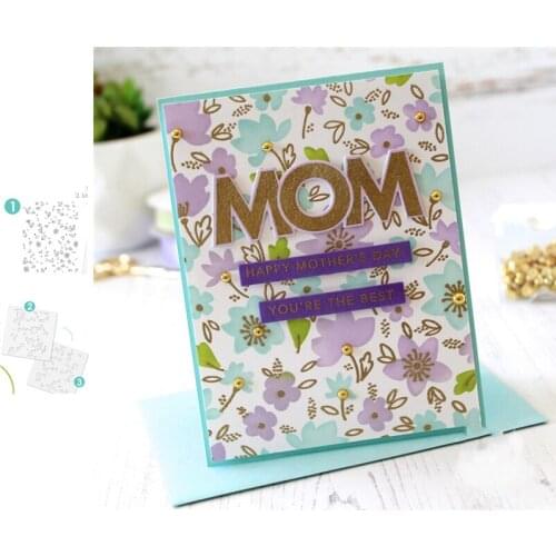 Flowers Metal Cutting Diary Dies And Stamps Stencils For Scrapbooking Stamps Embossing Mold Diy Paper Cards Craft Cutting