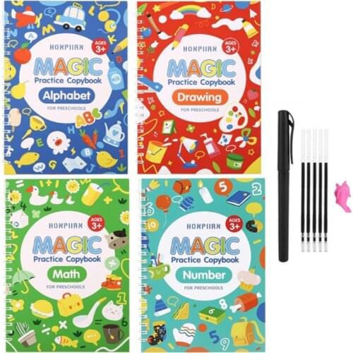 Copybook Children Copybook For Calligraphy Numbers 0-10 Handwriting Books Learning Writing Practice Book For Kids Toys 2021