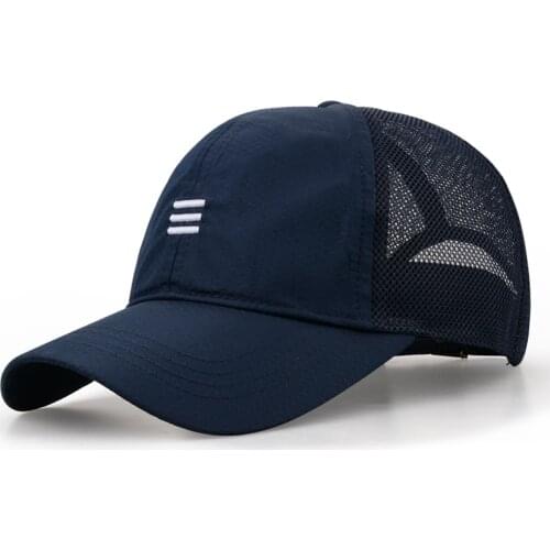 Mens summer mesh baseball cap breathable sunshade hat casual cap sun hat sunscreen hat