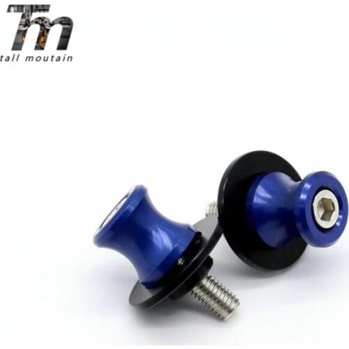 For YAMAHA YZF R25 R3 R1/S/M R6 R6S MT25 MT03 FZ1 FZ6 N/S FZ6R Motorcycle Accessories Stand Screw M6 Swingarm Spools Slider