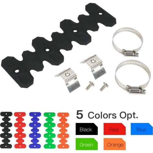 NICECNC Exhaust Muffler Pipe Heat Shield Guard Protector For KTM SHERCO Honda Yamaha Suzuki Husaberg Husqvarna Kawasaki BETA