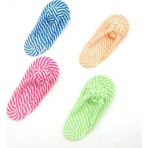 Pet Dog Toy Chew Cotton Slipper Rope Toy Dog Teeth Training Molar Toys for Puppy Interactive Funny Doggy Play Games Pet Supplies