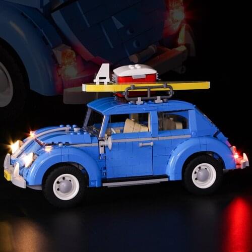 BrickBling Led Light Kit For 10252 Volkswagen Beetle (NOT Include Building Bricks)