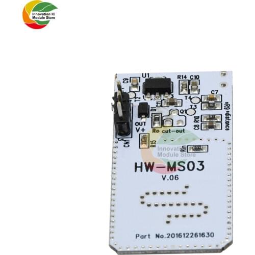 High Performance Motion Sensor Module Radar Motion Sensor HW-MS03 2.4GHz to 5.8GHz Microwave Radar Sensor Module for Arduino