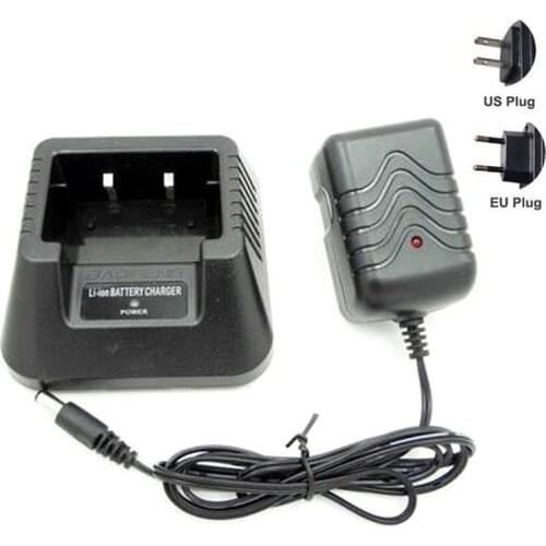 US/EU Plug Desktop Battery Dock Rapid Charger For BaoFeng UV5R UV-5R Pro DM-5R BF-F8HP UV-5RE PLUS UV-5RA UV5RB BF-F9 V2+ Radio