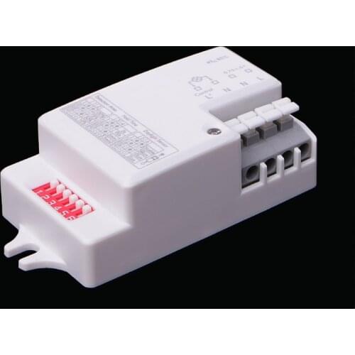 2021 New AC 220V-240V/50Hz Microwave Sensor Body Motion Detector For LED Light