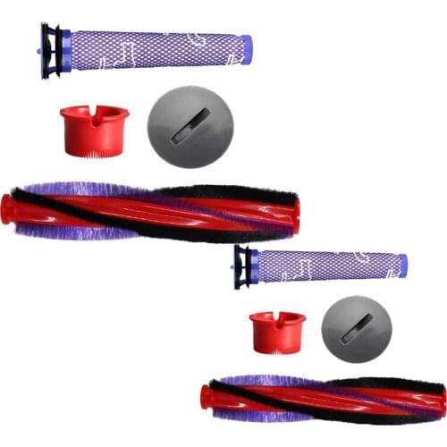 Vacuum Cleaner Replacement Roller Brush Pre-Filter End Cap Tool for Dyson V6 DC59 DC62 SV073 SV03 Vacuum Cleaner