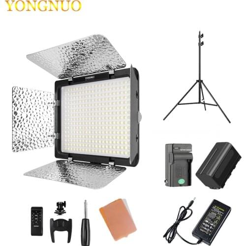 YONGNUO YN300III YN-300III YN300 5500K White LED light for Wedding Photography studio,Optional Battery Kit + AC Adapter+Softbox