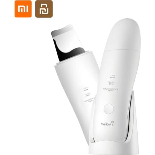 Xiaomi Wellskins Ultrasonic Facial Skin Scrubber with Tile-Tighteng Nutrient import Deep Clearning Models Beauty Cleaning
