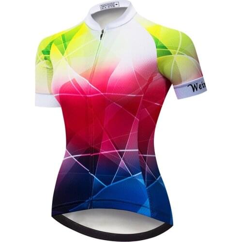 Weimostar Cycling Jersey Women Bike Jersey Short Sleeve MTB Downhill Bicycle Jersey Maillot Ciclismo Quick Dry Cycling Shirt