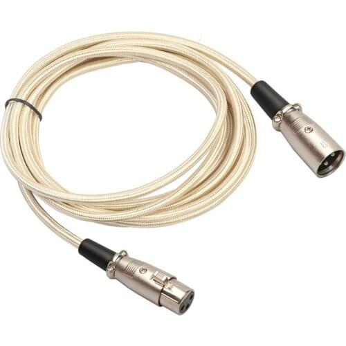 XLR Cable For Karaoke Microphone Cannon Sound Cable XLR Extension Mikrofon Cable For Audio Mixer Amplifier XLR Cable
