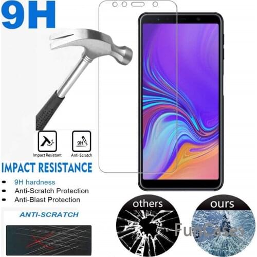 Tempered Glass For Samsung Galaxy A5 A6 A7 A8 2018 A750 A8 A6 Screen Protector Protective Film Glass For SamsungJ6 J8 Plus 2018