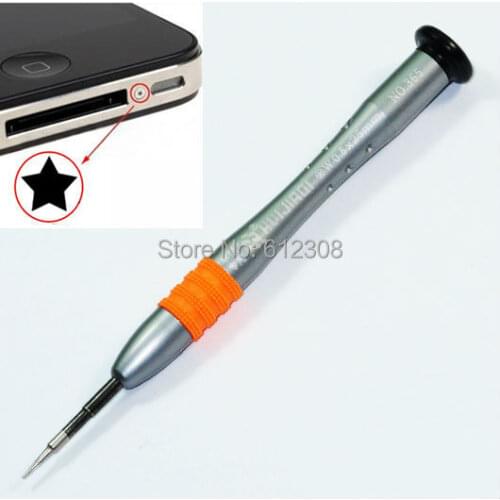 1pcs Professional 0.8mm x 25mm 5 Point Star Pentalobe Screwdriver Set Opening Open Repair Tool Kit For Apple iPhone 4 5