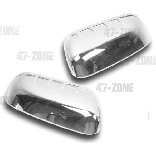 11-15 For Ford Explorer ABS Plastic Chrome Top Half Side View Mirror Cover Trim