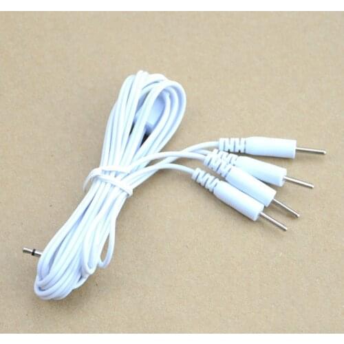 2 /4 Pins Head 2.5mm Plug Type Electrode Cable Line Wire For Tens Acupuncture Electrical Nerve Muscle Stimulator Fast Delivery