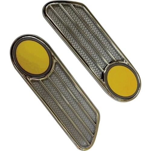 2 Pcs Universal Self-Adhesive Air Flow Vent Fenders Side Decor Sticker for Car Cover Intake Grille Duct Decor A5KD