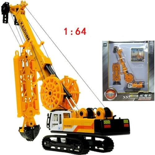 2016 new High Quality engineering die-cast car model 1:64 trenching machine engineering alloy toys in box best children gift