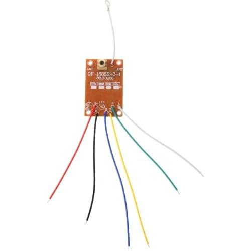 4CH RC Remote Control 27MHz Circuit PCB Transmitter and Receiver Board with Antenna Radio System for Car Truck Toy
