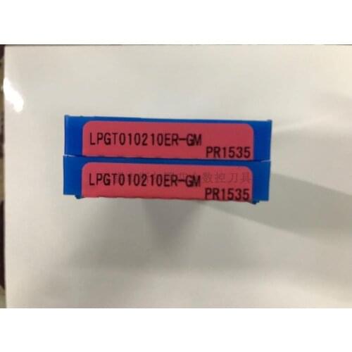 50PCS LPGT010210ER-GM PR1535 CNC Carbide insert The original