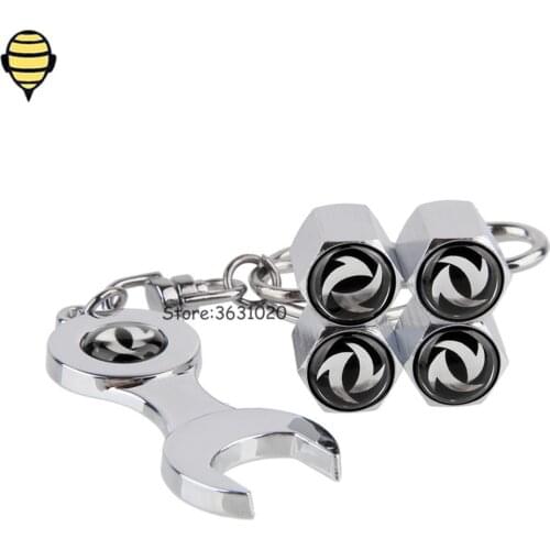 Car Styling Wheel Tire Valve Caps Sticker For DongFeng E30 E30L S30 A60 L60 360 370 SX5 SX6 XV X6 A9 C35 C36 K06 K07 V27 V29 MX6