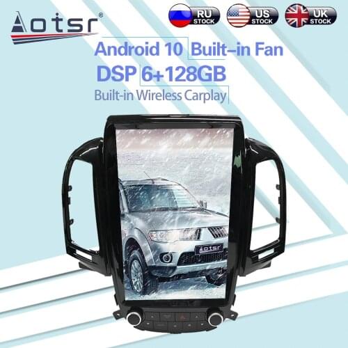 6+128GB For Hyundai Santa Fe 2006-2012 Android10 Tesla Car Radio Wireless Carplay GPS Navigation DSP Multimedia Player