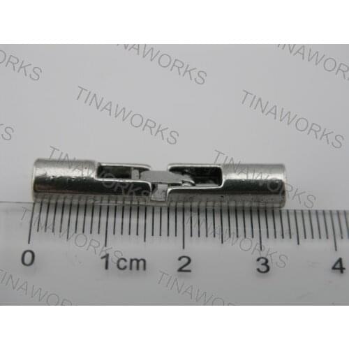 FREE SHIPPING 20 Sets Antique Silver End Cap 2.5mm For Leather Cord with Buckle Hole Size Approx. 2.5mm--CLP1009