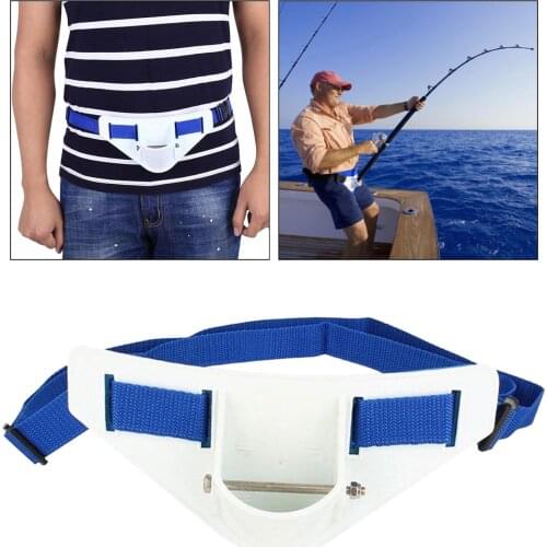 Fighting Belt Strap Fishing Rod Holder Waist Pole Support Offshore Tackle