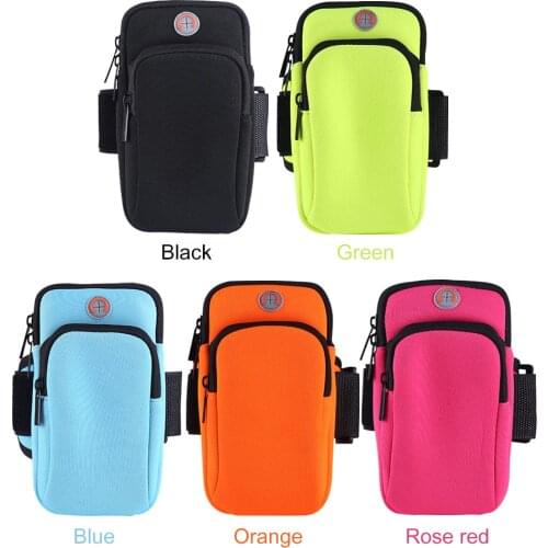 Outdoor Sports Phone Holder Arm Bag Men Women Universal Running Jogging Arm Case Mobile Phone Pouch Bags Fitness Accessories