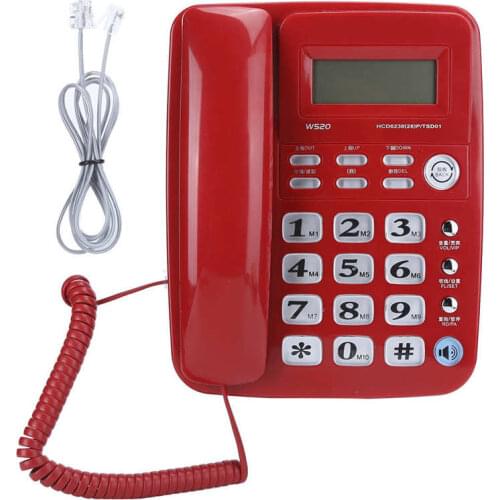 Office Domestic Business Caller Identification Telephone Fixed Hands Free Call Landline telefono