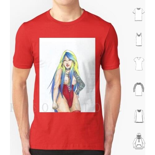 Untitled T Shirt Cotton Men Diy Print Tits Boobs Corset Gauges Tattoos Tattoo Piercings Babes Sexy Anime Womens Mens