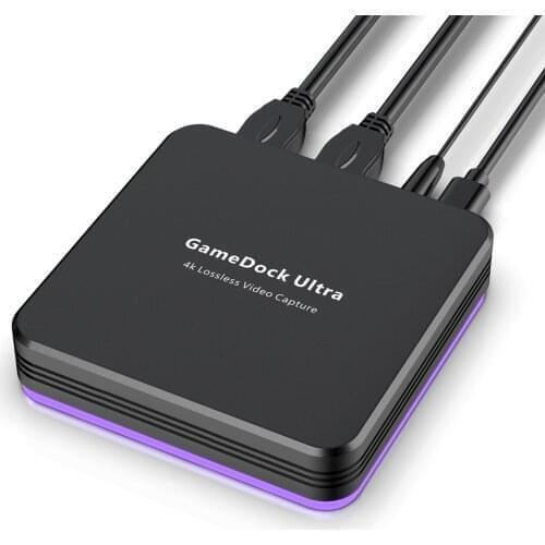 Y&H HDMI Game Capture Card, Live Stream and Record in 4K30P or 1080P 120HZ,HDR Video Pass-Through up to 240fps,Ultra-Low Latency