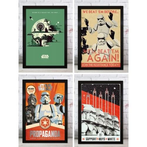 Movie Star Wars Wall Art Canvas Painting Prints And Posters Birthday Gift For Living Room Bedroom Decoration Modern Home Decor