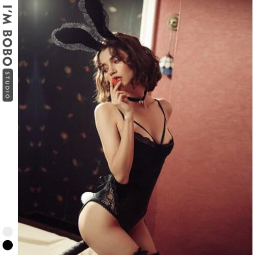 2020 Transparent Underwear Set Women Lace Sexy Bra Set Seamless Embroidery Bralette Erotic Lingerie Fashion Black White rabbit