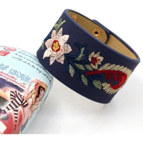 LEADERBEADS Wide Bracelets